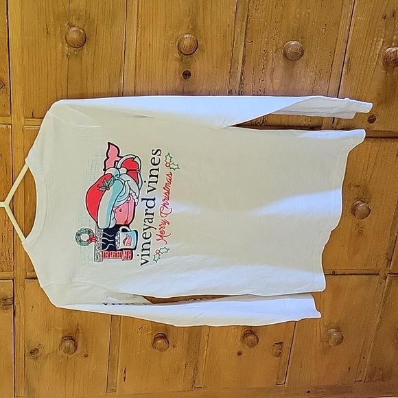 Vineyard Vines BNWT! long sleeve Merry Christmas t-shirt - Picture 5 of 6